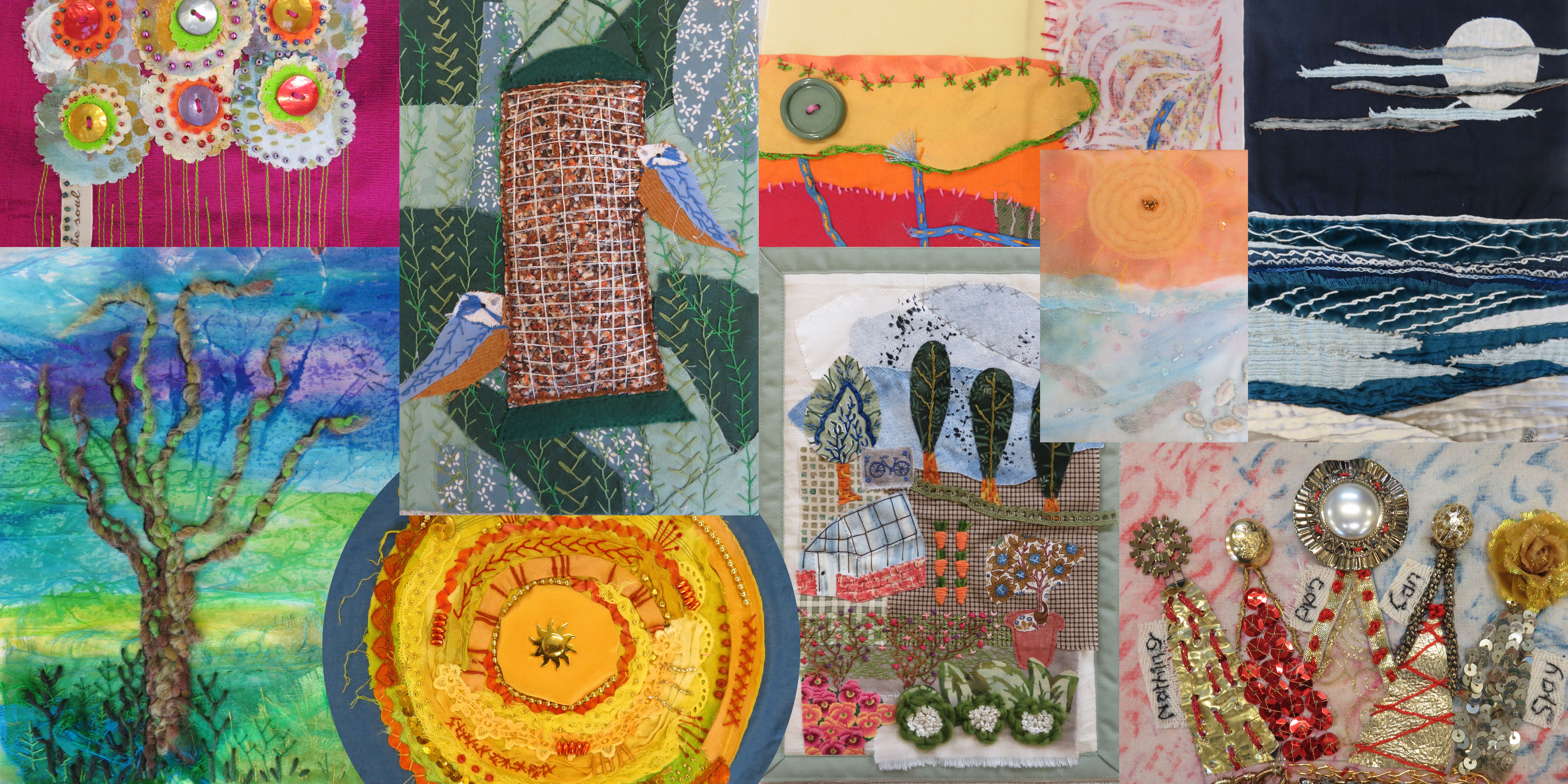 Course Image for T24NC1376 Improve Your Wellbeing Through Hand Stitched Creative Textiles